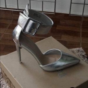 Silver heels